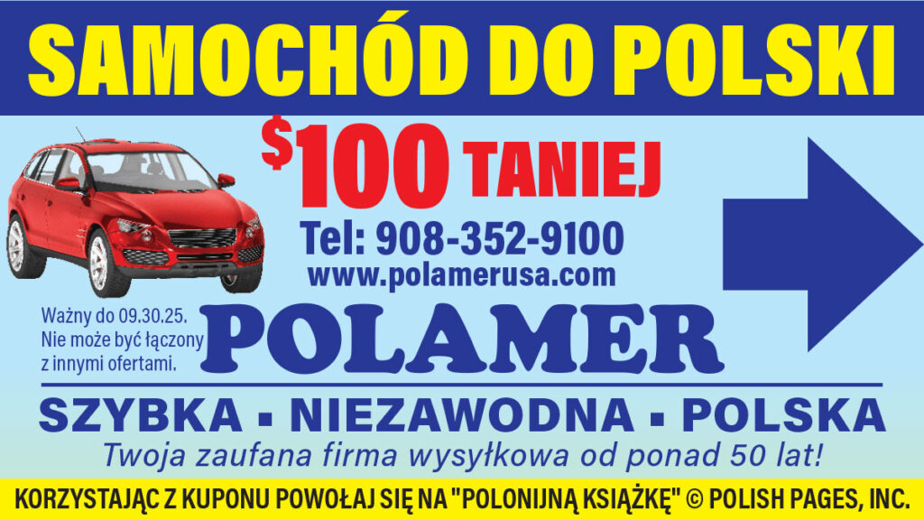 100 taniej wysylka samochodu do polski z usa znizka w polamer kat