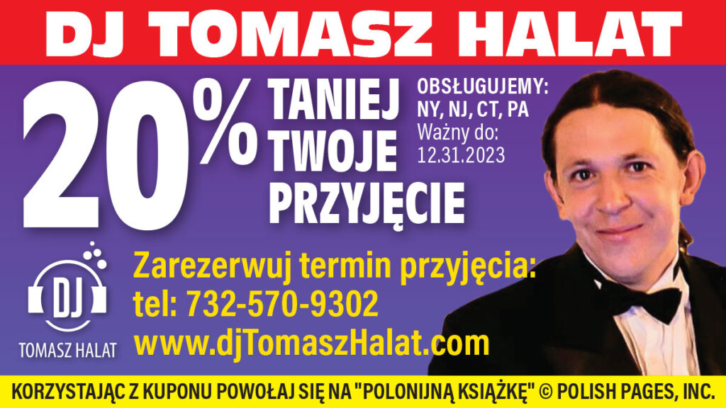 20 taniej muzyka na twoje przyjecie komunie i wesele w nj nj pa i ct polski dj halat kat