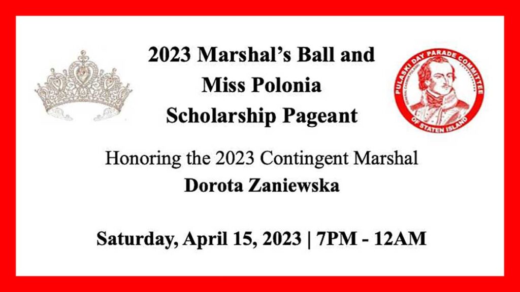 2023 marshals ball and miss polonia scholarship pagent on staten island kat