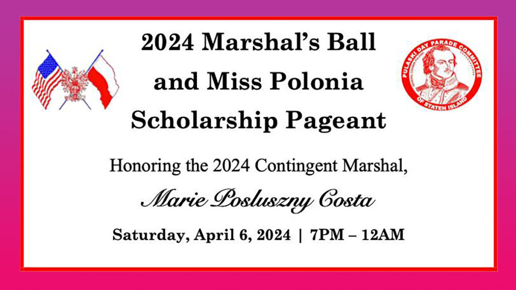 2024 marshals ball and miss polonia scholarship pageant on staten island kat