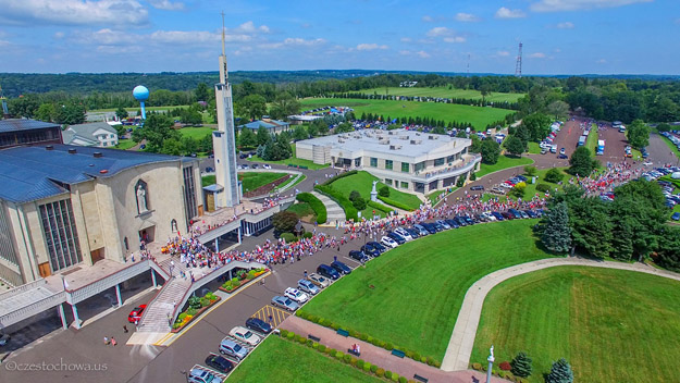 36 piesza pielgrzymka z great meadows w nj do amerykanskiej czestochowy w doylestown pa kat