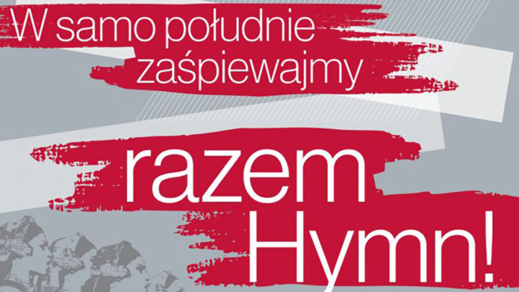 Akcja niepodlegla do hymnu podczas obchodow 11 listopada o godzinie 1200 kat