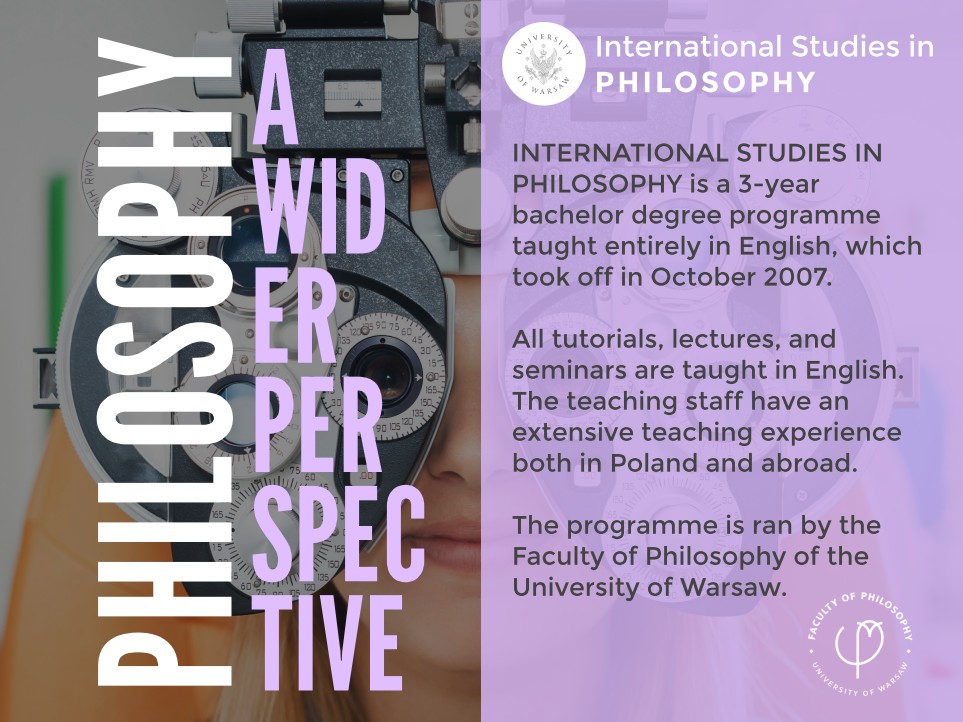 Apply to the international studies in philosophy at the university of warsaw kat