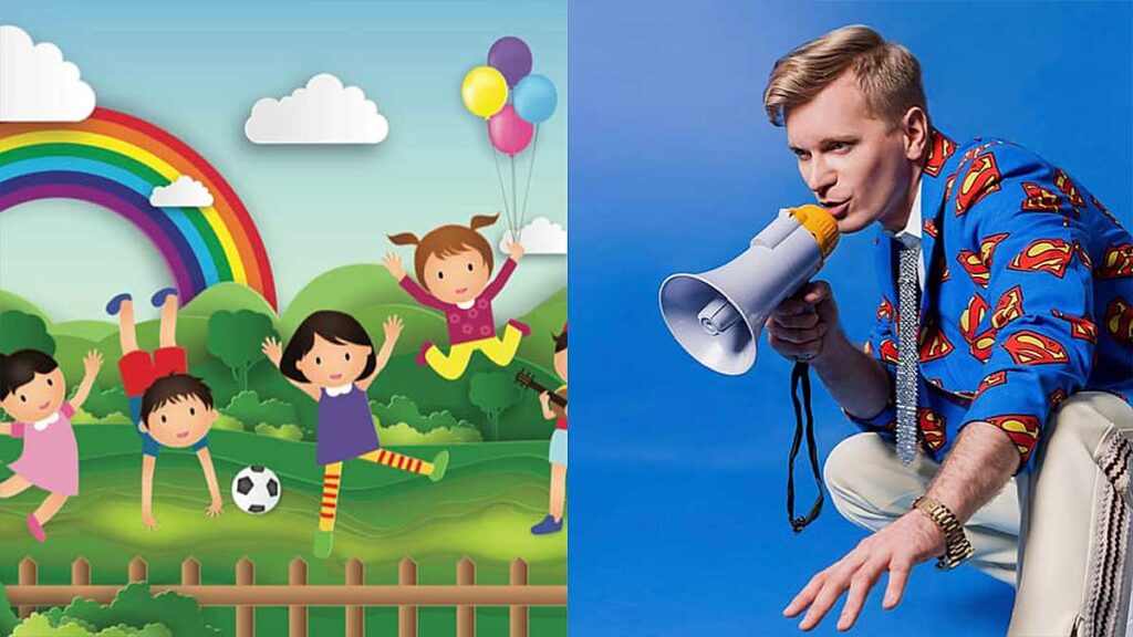 Artur gotz na festynie z okazji dnia dziecka na geenpoincie kat