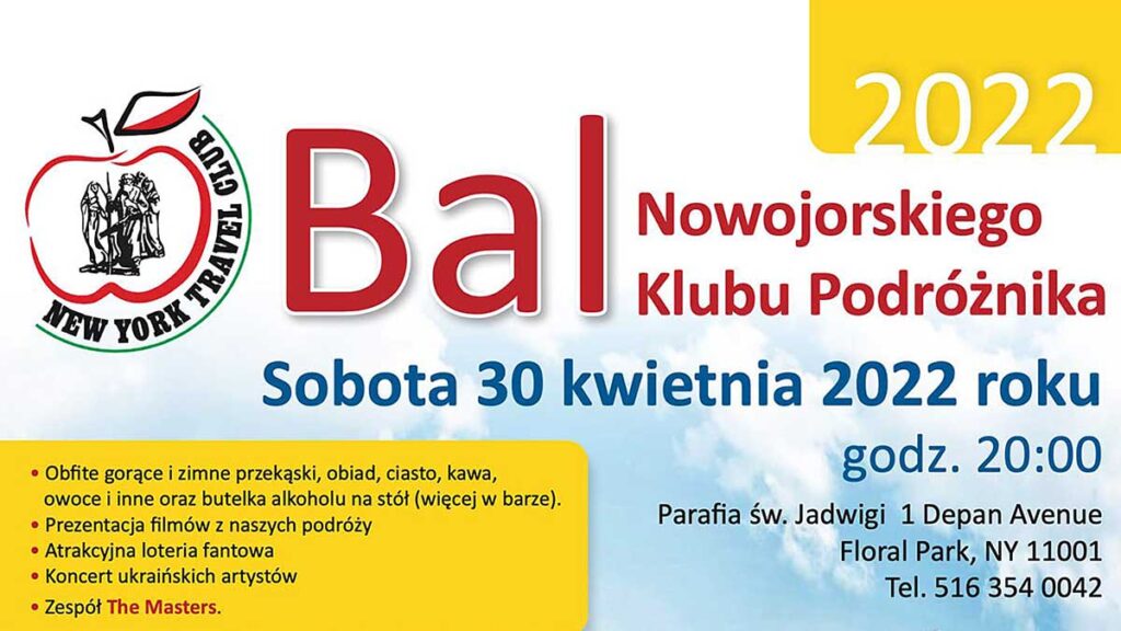 Bal nowojorskiego klubu podroznika dochod przeznaczony bedzie dla ofiar rosyjskiej agresji na ukraine kat
