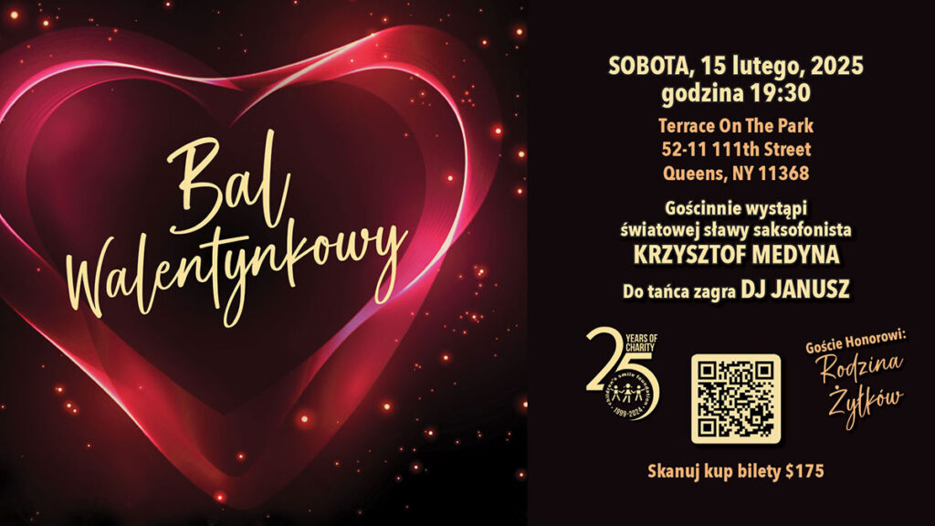 Bal walentynkowy z childrens smile foundation w nowym jorku kat