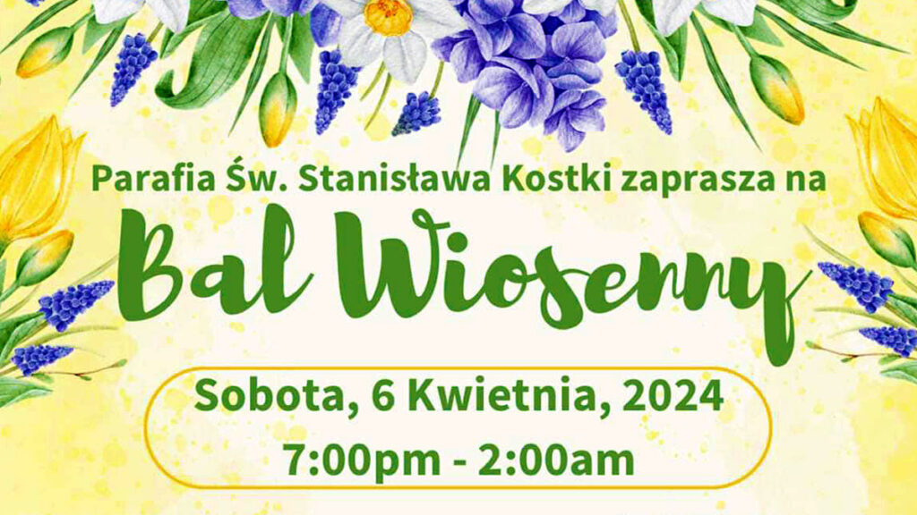 Bal wiosenny na greenpoincie w parafii sw stanislawa kostki kat
