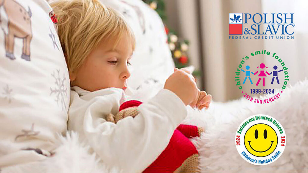 Bardzo udany swiateczny usmiech dziecka kat