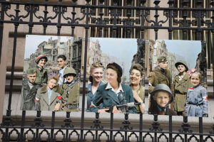 powstaniec Andrzej Rawicz oraz red. Wojciech Maślanka