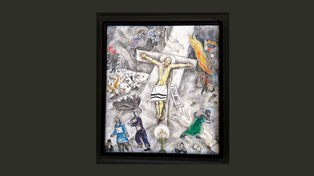 Biale ukrzyzowanie chagalla mozna jeszcze ogladac w rzymie kat