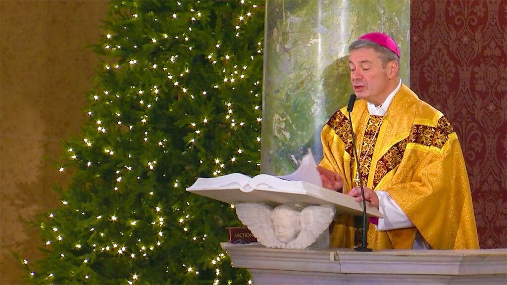 Bishop robert brennans christmas day message jesus was born on this day precisely to love us to love you to love me kat