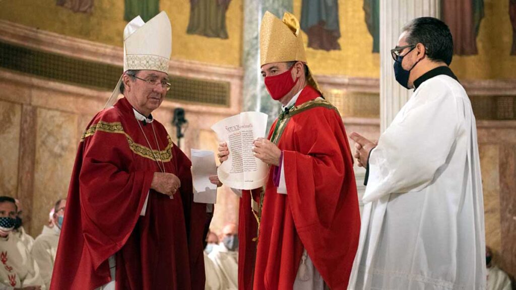 Bishop robert j brennan installed as the eighth bishop of the diocese of brooklyn kat