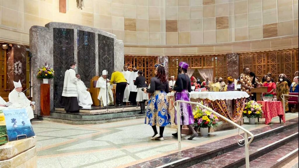 Black history month celebration and mass featured wilton cardinal gregory the first black cardinal in america kat