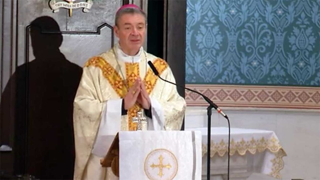 Brooklyn bishop robert brennan prays for peace in ukraine kat