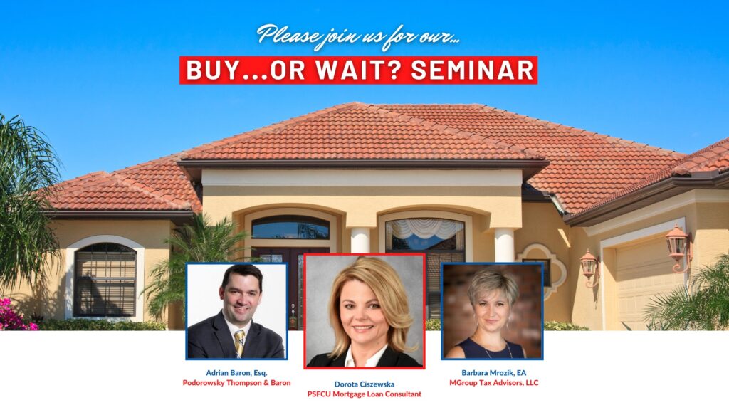 Buy or wait seminar about the current real estate market in new britain ct kat
