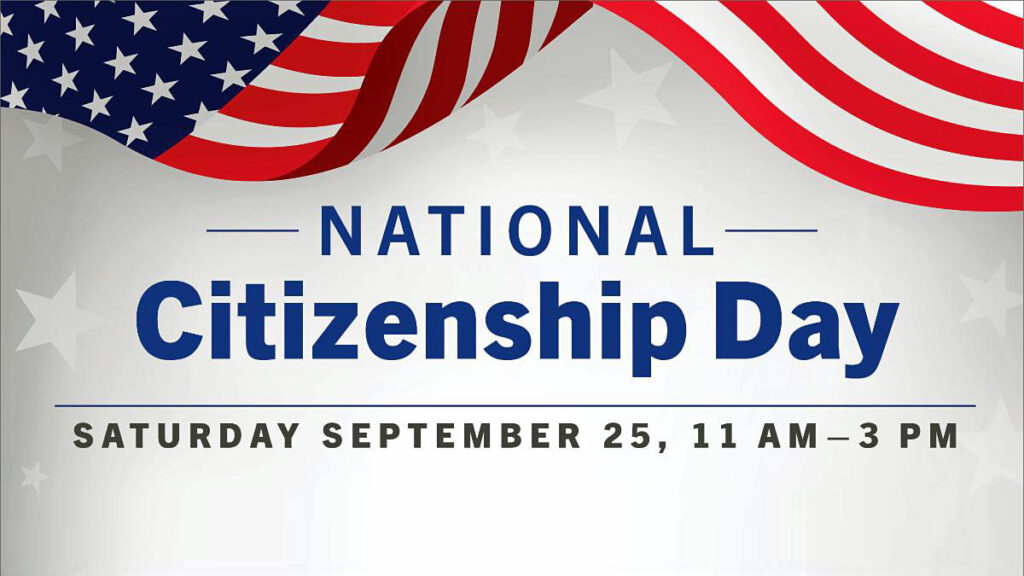 Celebrate national citizenship day 25th of september kat