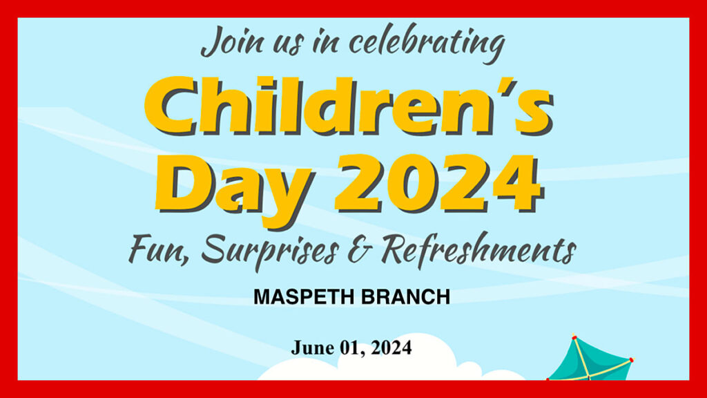 Childrens day 2024 at psfcu in maspeth kat