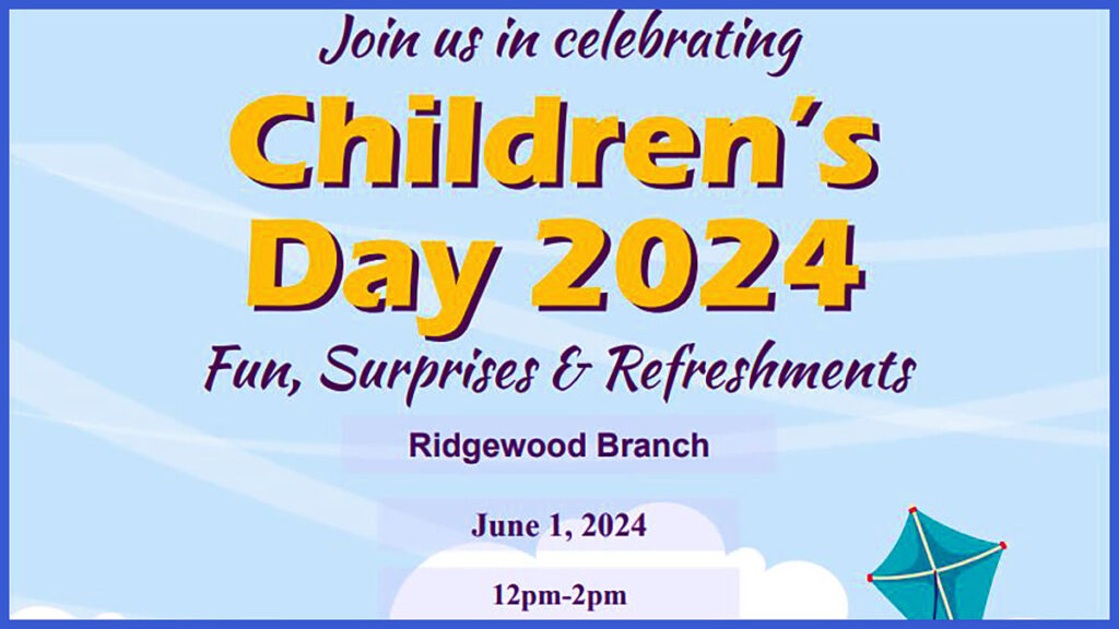 Childrens day 2024 at psfcu in ridgewood kat