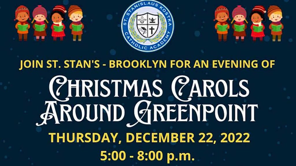 Christmas carols around greenpoint kat