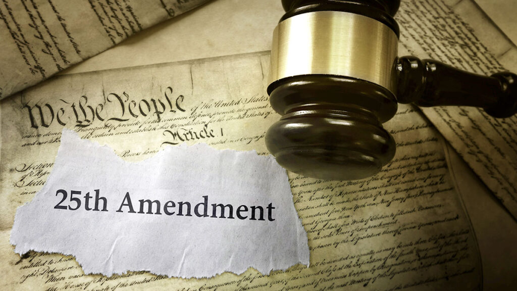 Co to jest 25 poprawka do konstytucji stanow zjednoczonych kat