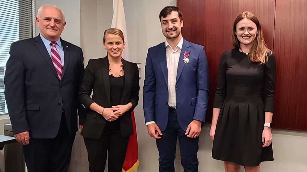 Dariusz swiercz polski arcymistrz szachowy odznaczony srebrnym krzyzem zaslugi kat