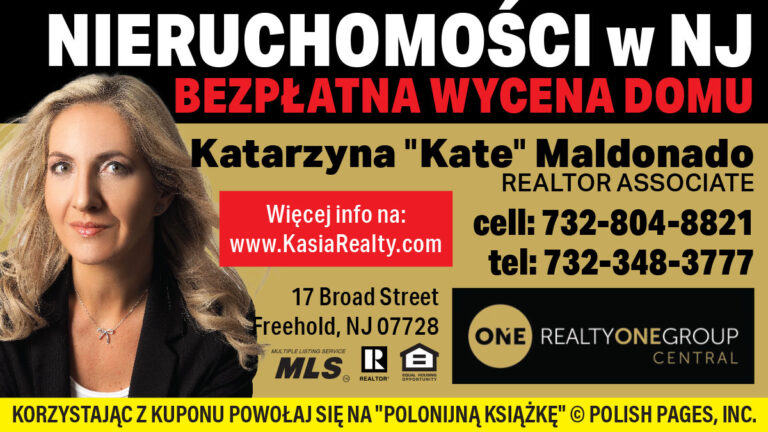 Domy i mieszkania na sprzedaz w new jersey polski agent nieruchomosci w nj katarzyna maldonado kat