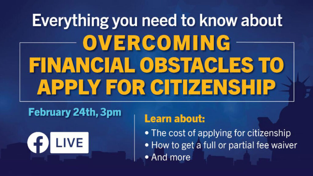 Dont miss it today at 3pm on fb overcoming financial obstacles to apply for citizenship kat