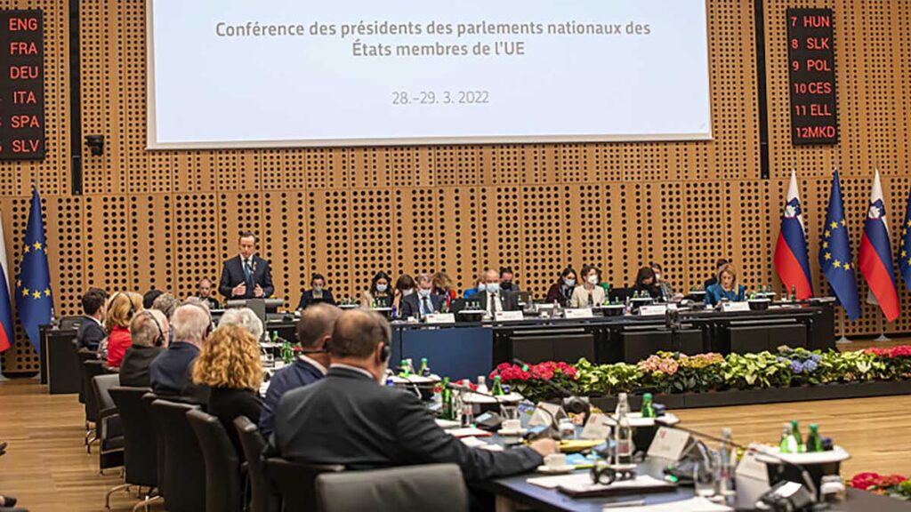 Drugi dzien konferencji przewodniczacych parlamentow unii europejskiej kat