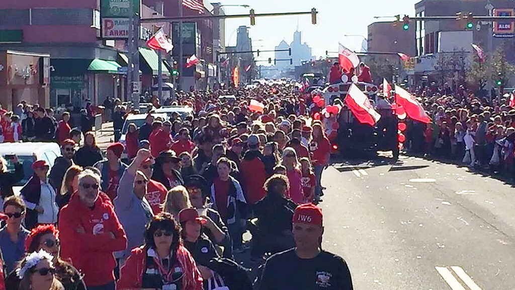 Dyngus day parade in buffalo ny kat