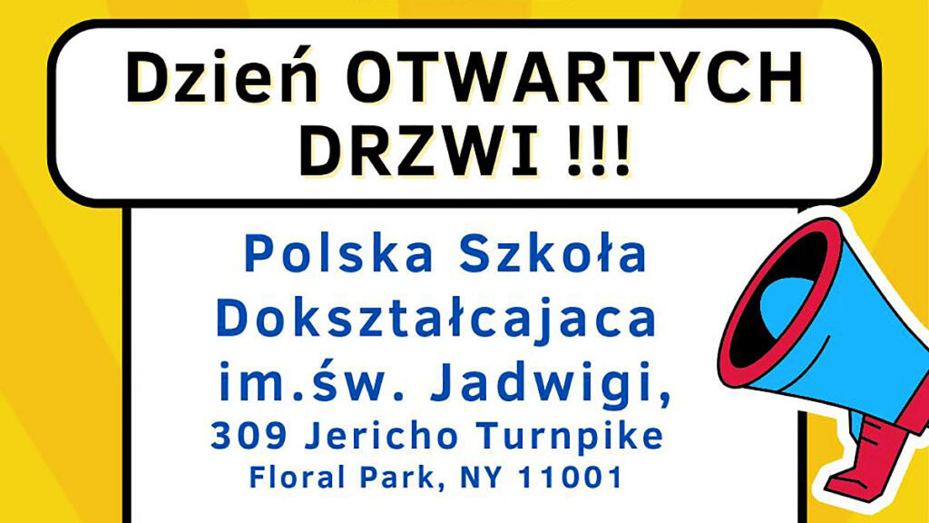 Dzien otwartych drzwi w polskiej szkole na floral park w nowym jorku kat