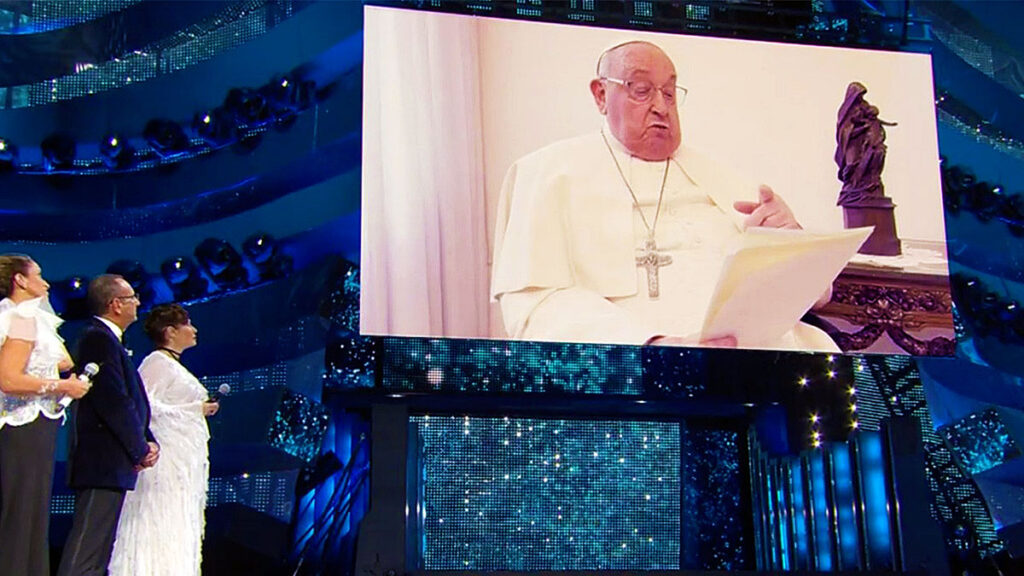 Festiwal muzyczny w san remo papieskie przeslanie o zgodzie i pokoju kat