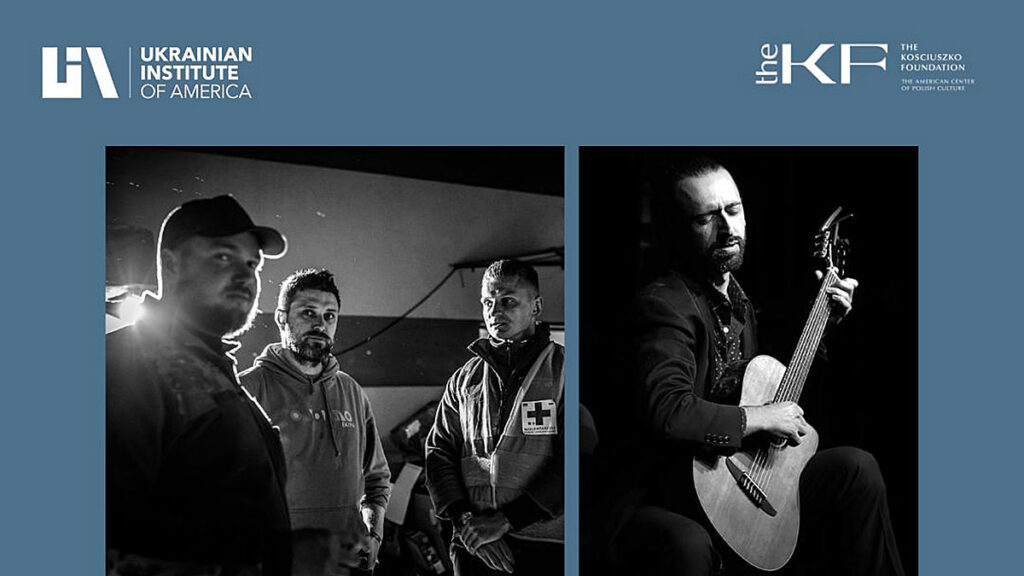 From poland to ukraine culture and crisis an evening featuring humanitarian marcin piotrowski and award winning guitarist jack marcin kat