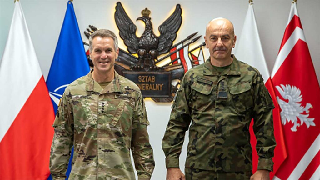 General richard d clarke odwiedzil polske kat