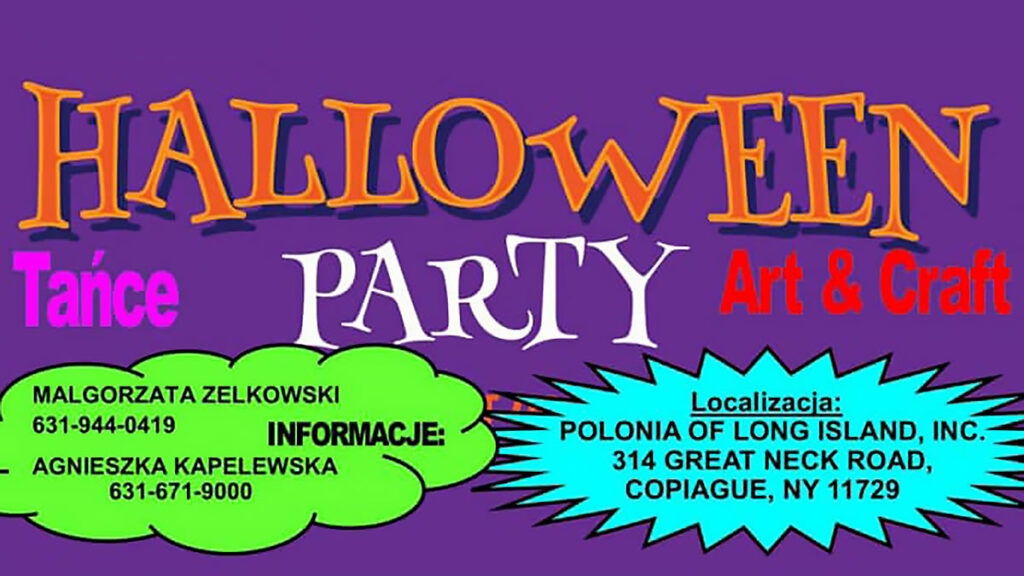Halloween party na li z ktorego cala donacja bedzie przeznaczona na leczenie marcelinki kat
