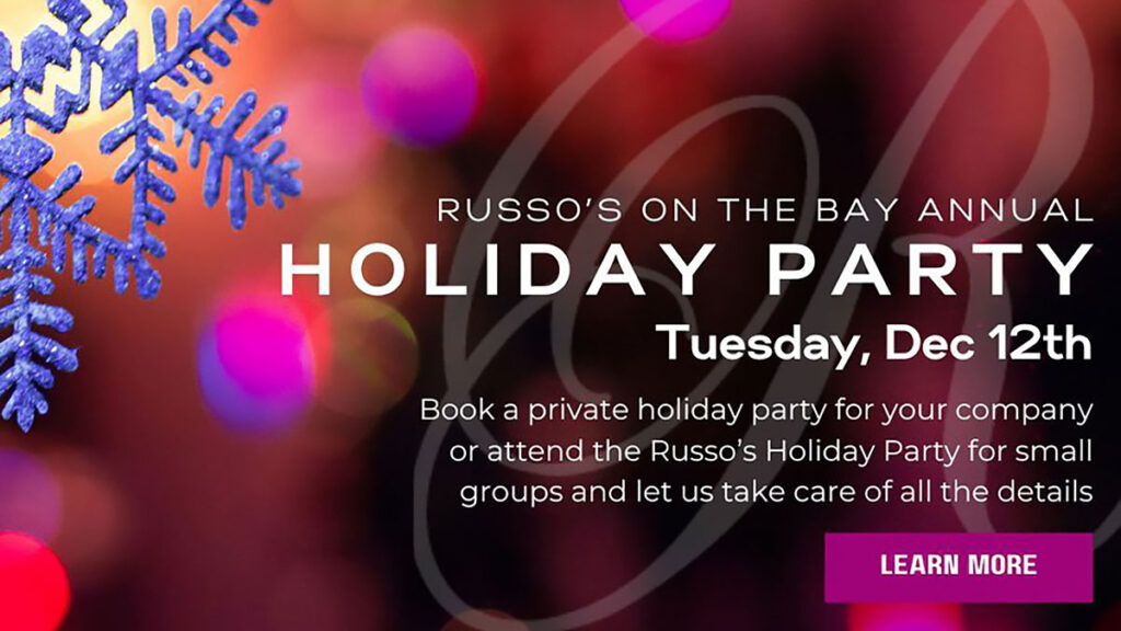 Holiday party 2023 in new york at russos on the bay kat