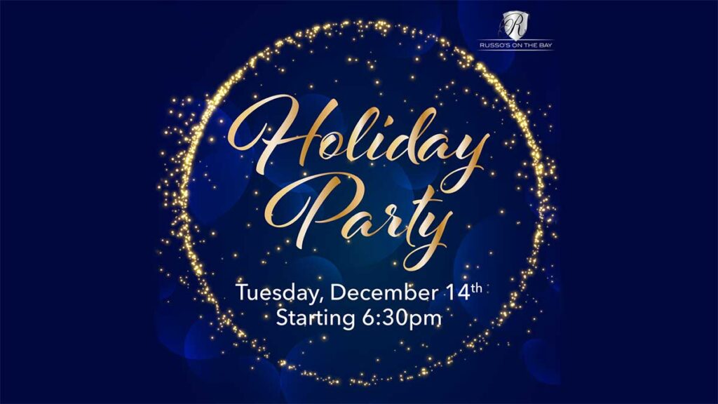 Holiday party in new york at russos on the bay kat