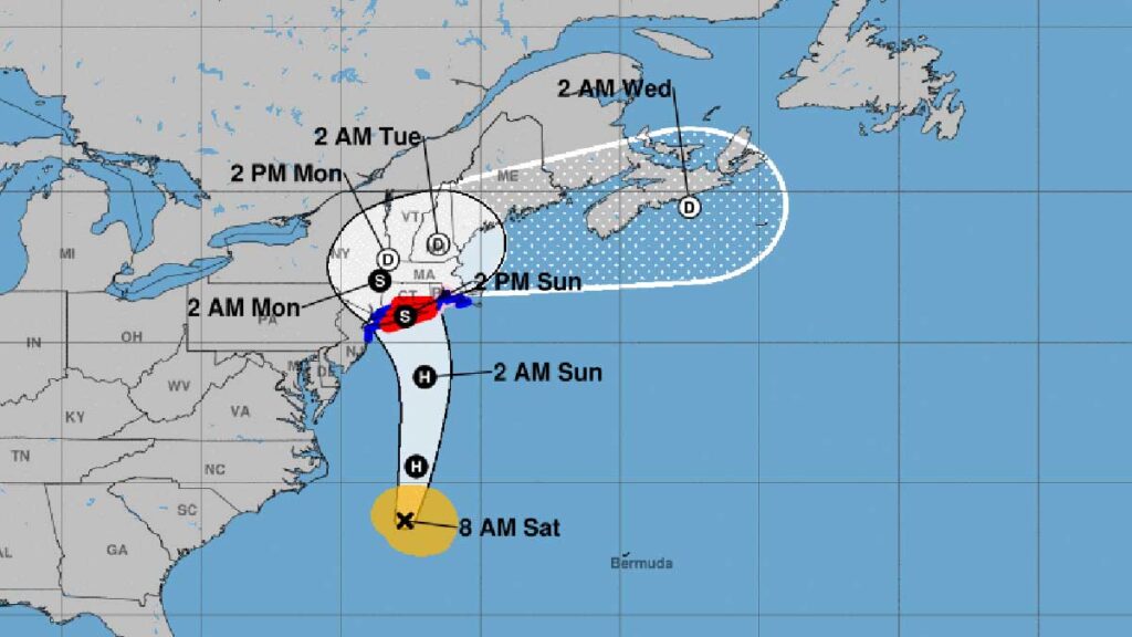 Huragan henri zbliza sie do nowego jorku kat