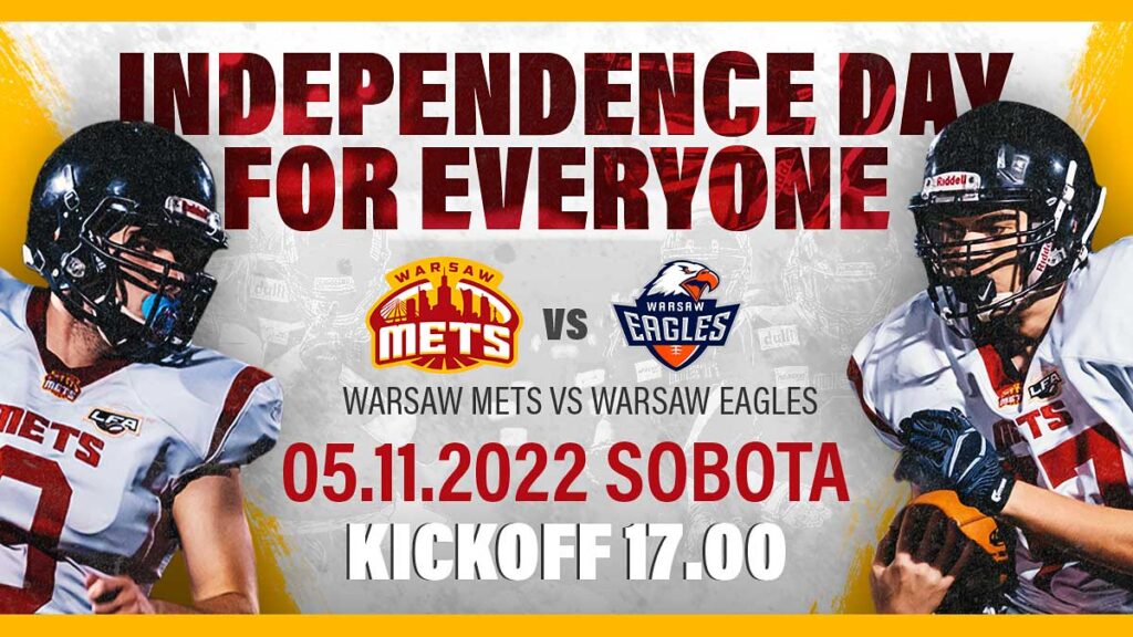 Independence day game mecz dla ukrainy warsaw metz vs warsaw eagles w warszawie kat