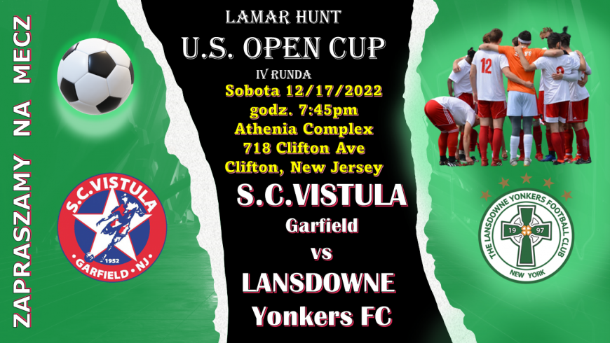 Iv runda kwalifikacji lamar hunt u s open cup mecz s c vistula garfield vs lansdowne yonkers fc w clifton kat