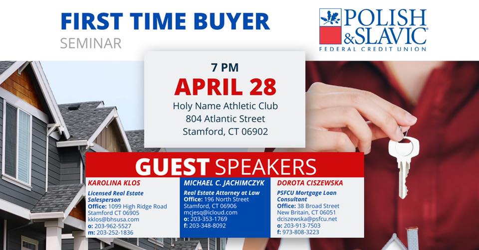 Jak kupic pierwszy dom w usa seminarium z agentem nieruchosci adwokatem i przedstawicielem psfcu w stamford ct kat