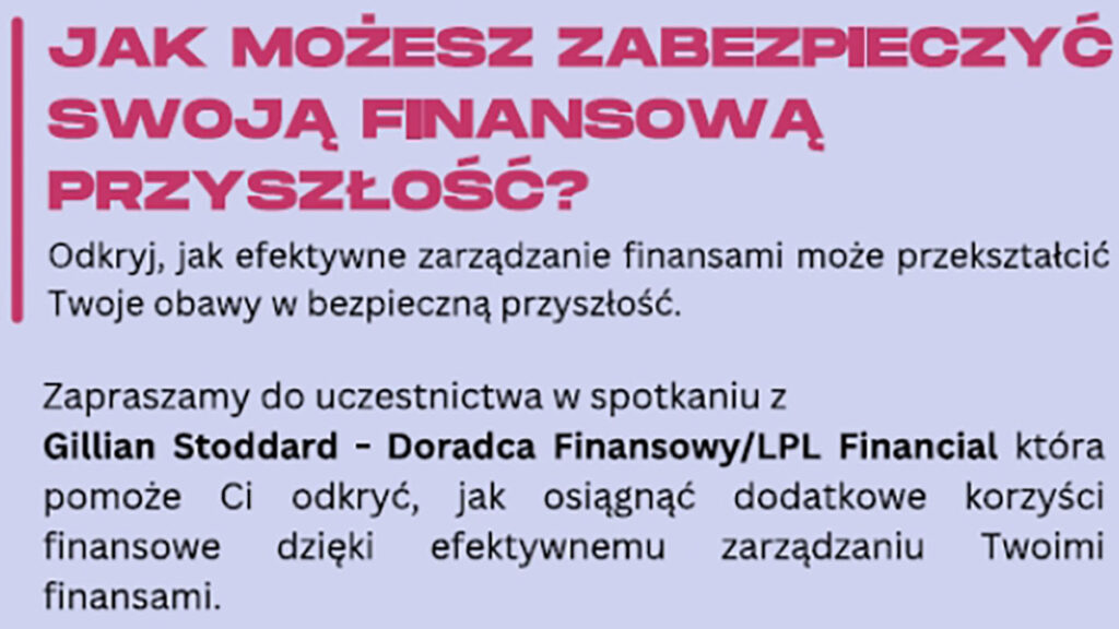 Jak zabezpieczyc swoja finansowa przyszlosc w usa spotkanie z doradca finansowym w psfcu na staten island kat