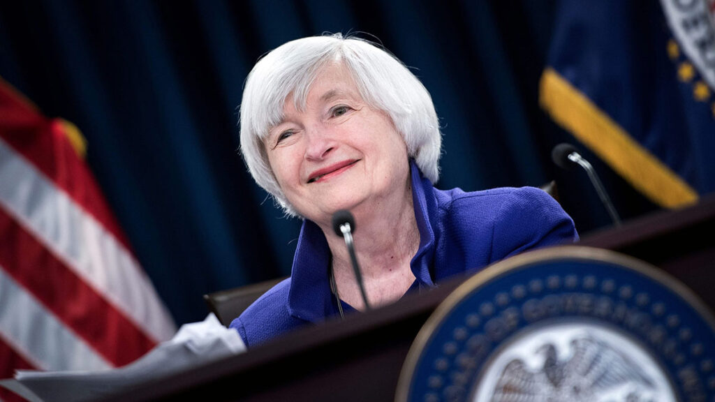 Janet yellen pierwsza kobieta w historii usa na stanowisku sekretarza skarbu kat