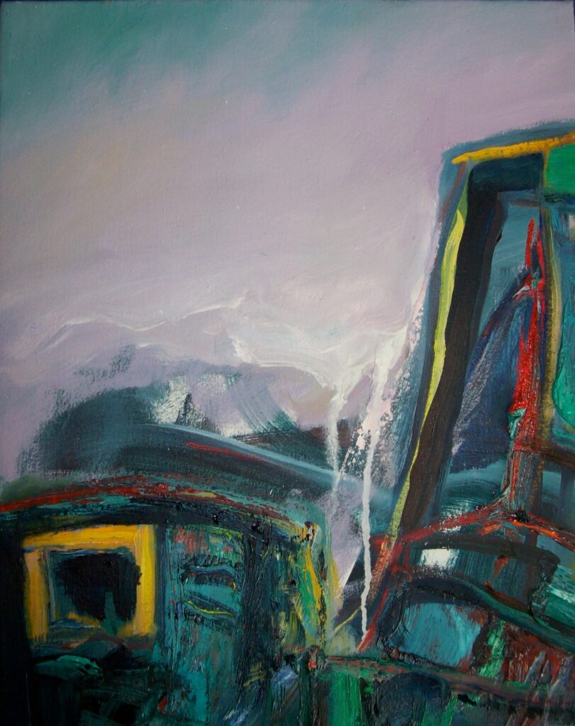 Janusz skowron i arthur skowron razem w between grey and color rysunek i malarstwo kat 55