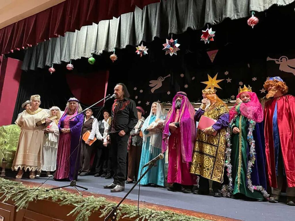 Jaselka z niespodziewanym gosciem w centrum polsko slowianskim na greenpoincie kat