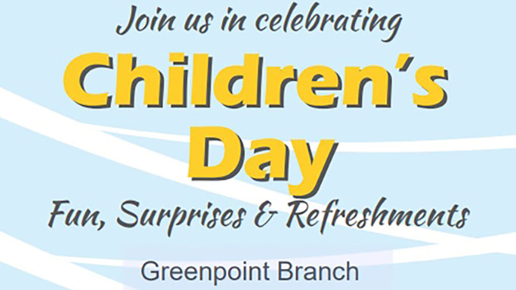 Join us in celebrating childrens day at psfcu in greenpoint kat