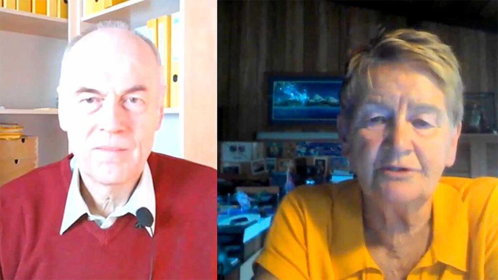 Jan Kubań i Ruth Richardson Foto: YouTube