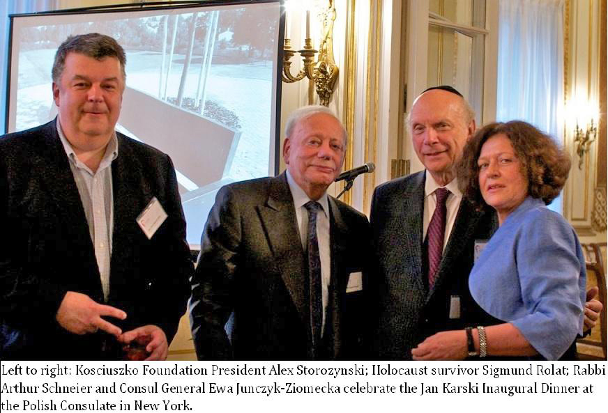 Karski karma the jan karski us national centennial campaign kicks off with inaugural dinner at the polish consulate kat 20