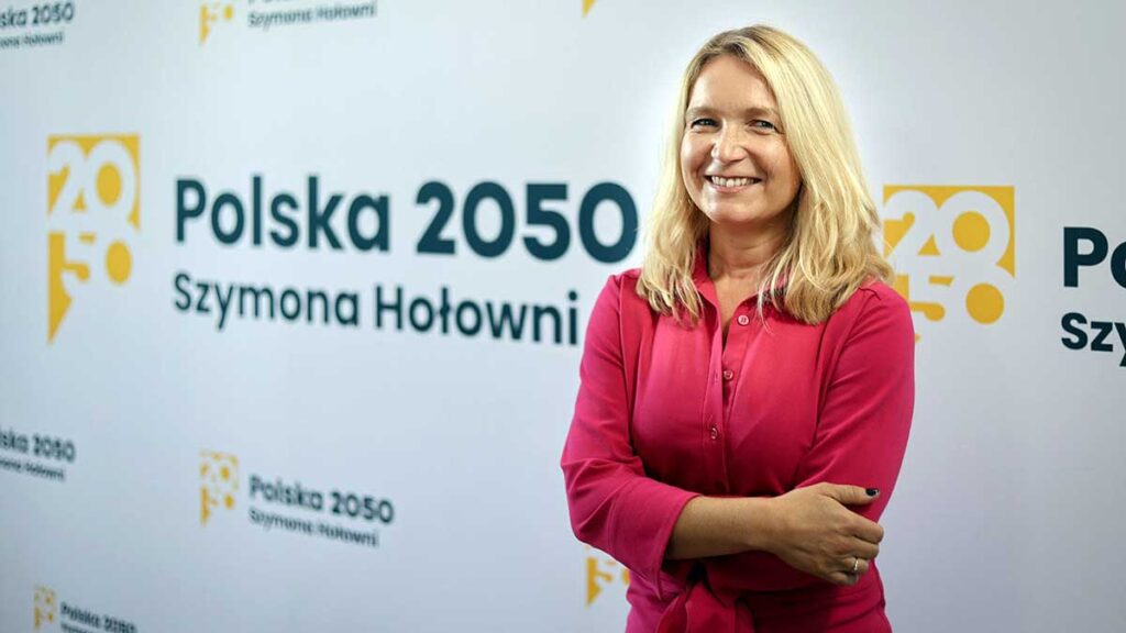 Katarzyna karpa swiderek rzeczniczka prasowa partii polska 2050 szymona holowni kat