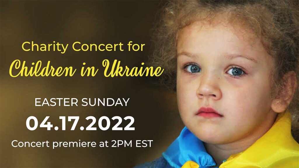 Koncert charytatywny online dla dzieci na ukrainie dostepny online do 24 kwietnia br kat
