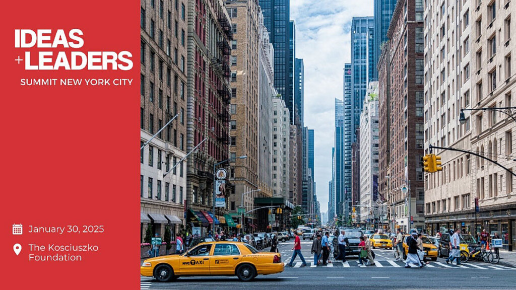 Konferencja ideasleaders summit nyc w fundacji kosciuszkowskiej na manhattanie kat